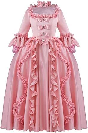 Women's 18th Century Rococo Costume Marie Antoinette Pink Princess Dress Court Ball Gown Pink Rococo Dress, Rococo Costume, Rococo Gown, Pink Princess Dress, Rococo Dress, Gown Pink, Beauty Aesthetic, Fashion Toys, Pink Princess