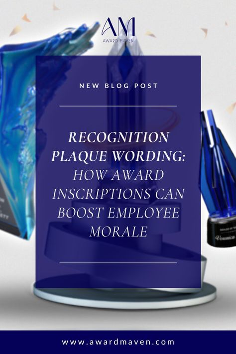 Think about the last time you received an award. Sure, the physical trophy or plaque was nice, but what truly stuck with you? Chances are, it was the inscription – those carefully chosen words that validated your hard work and made you feel seen and appreciated. Recognition Plaques, Employee Morale, Award Plaque, Company Values, The Last Time, News Blog, Hard Work, Blog Posts, Make It Yourself