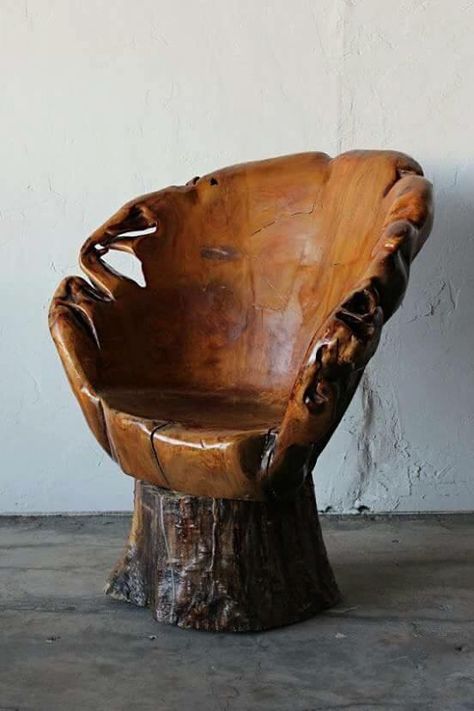 Tre Kunst, Carved Tree, Tree Carving, Log Furniture, Tree Stump, Wood Creations, Cool Ideas, Into The Woods, Wooden Furniture