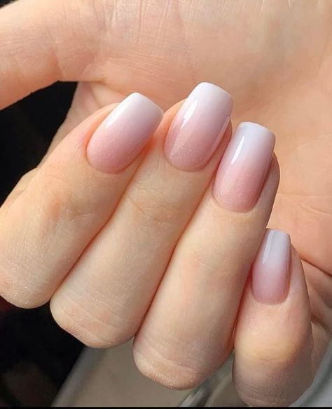 Nail Shapes Squoval, Acrylic Nail Shapes, Squoval Nails, Simple Gel Nails, French Nail Designs, Round Nails, Bridal Nails, Chic Nails, Nail Shapes