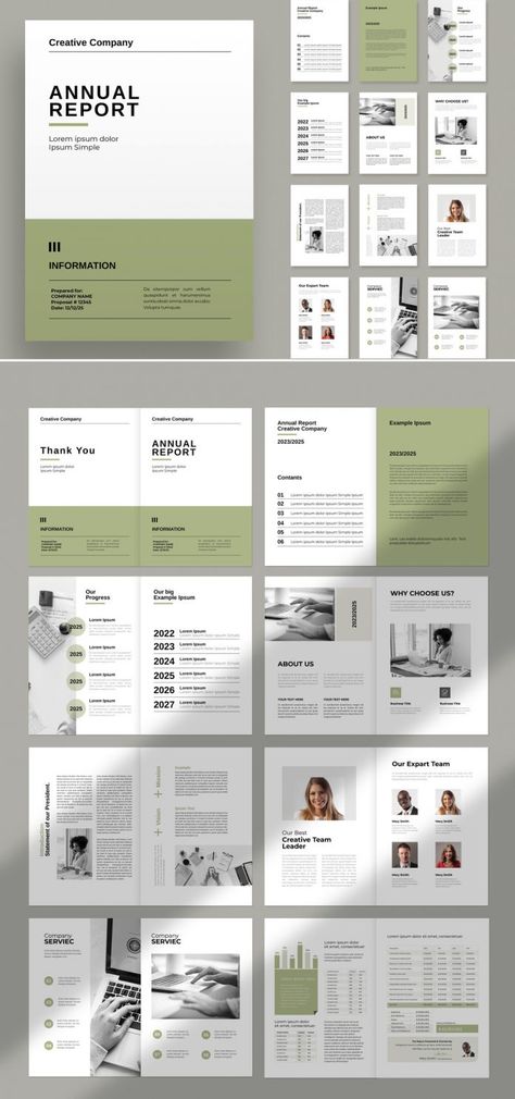 Annual Report Brochure Template for Adobe InDesign Business Newsletter Design, Business Report Design, Newsletter Design Layout, Annual Report Layout, Report Design Template, Report Layout, Indesign Layout, 브로셔 디자인, Page Layout Design