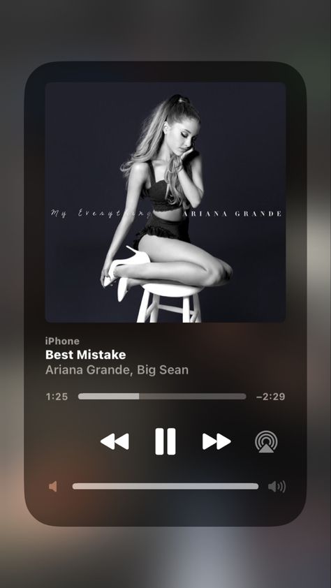 best mistake (my everything) One Last Time Ariana, Problem Ariana, Spotify Screenshot, Ariana Gra, My Everything Ariana Grande, Ariana Grande The Weeknd, Adriana Grande, Ariana Grande Album, Ariana Grande Drawings