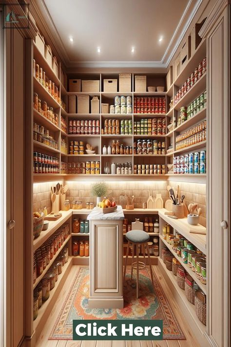 Pantry_Remodel_0.webp 1,000×1,500 pixels Walk In Pantry Lighting, Pantry Remodel Ideas, Pantry Dream, Dark Kitchen Ideas, Pantry Lighting, Pantry Space, Dream Pantry, Better Organization, Organized Pantry