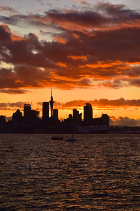 #newzealand #northisland #sunset #auckland #skyline Auckland Aesthetic, New Zealand Sunset, Auckland Skyline, Auckland City, Travel Pictures Poses, Twitter Header Photos, Pictures Poses, Header Photo, Auckland New Zealand