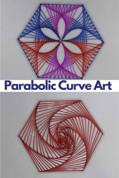 Two simple parabolic curve flower art ideas. Free Printable has all dots to get you started easily. Parabolic Curve Art, Flower Art Ideas, Maths Art, Geometric Spiral, Simple Flower Drawing, Embroidered Cards, Flowers Simple, Spiral Art, Free Hand Rangoli Design