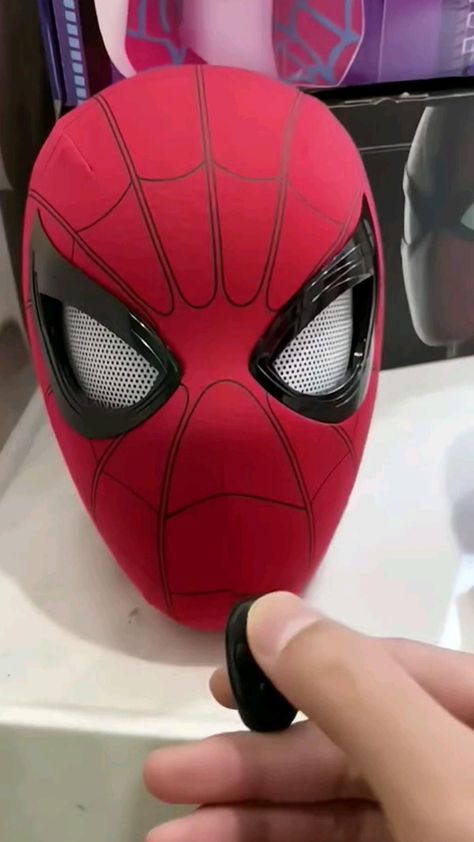 Spider Mask, Masks For Halloween, Spider Man Cosplay, Spider Man Mask, Spiderman Room, Spider People, Kids Role Play, Spiderman Outfit, Spiderman Mask