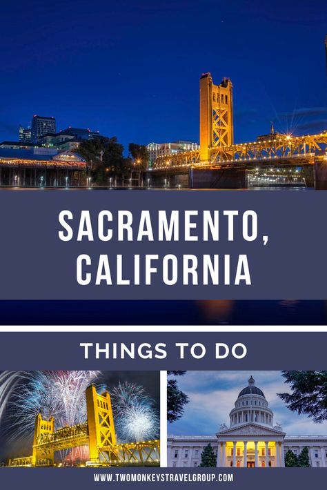 Boasting with a rich history and awesome landmarks, Sacramento, a city in California, surely is a tourist destination. Several unique museums and parks await you as you decide to plan a trip here. With plenty of activities, you will surely leave the city feeling fulfilled and happy. Going here is worth every penny and time. Unique Museums, Things To Do In Sacramento, California State Capitol, Zoo Photos, Bicycle Trail, Sacramento River, Railroad History, California History, Plan A Trip