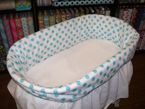 This is a liner only, not a full skirt. This lines the inside of your bassinet and goes under the mattress. It folds over the top of the bassinet and has elastic all the way around. Choose from several colors. You can add a matching blanket for $35.00. Sheets can be found in my shop section Bassinet Bedding. Bassinet Bedding, Bassinet Skirts, Grandchildren Gift Ideas, Bassinet Cover, Baby Shower Messages, Bassinet Stroller, Wicker Bassinet, Antique Wicker, Bassinet Sheets