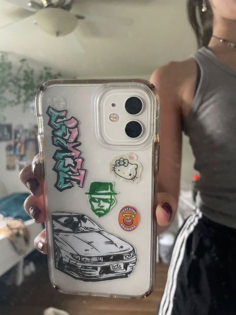 Clear Phone Case Design, Camera Screen, Iphone Case Stickers, Graffiti Style Art, Collage Phone Case, Pretty Phone Cases, Otterbox Iphone, Graffiti Styles, Claw Clips