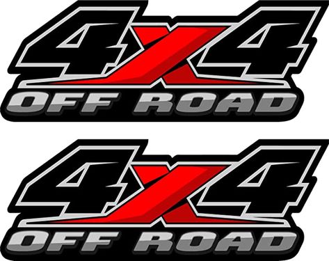 4X4 Off Road - Calcomanía para camiones Dodge Ram 4x4, Road Logo, Adventure Car, Off Road Truck, Truck Decals, 4x4 Off Road, Offroad Trucks, Life Expectancy, Transfer Tape