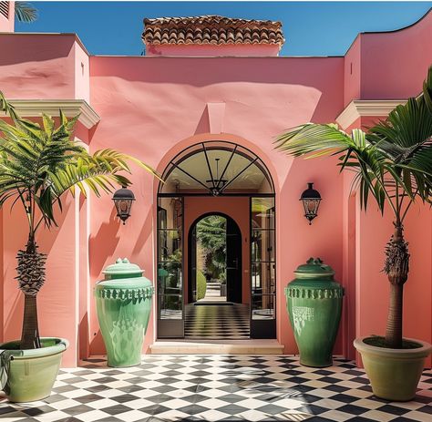 French Riviera Architecture, Baptiste Bohu, Green Architecture Concept, Moroccan Houses, Architecture Villa, Pastel Interior, French Apartment, Villa Interior, Spa Retreat