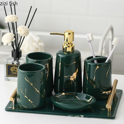 Smarter Shopping, Better Living! Aliexpress.com Assiette Design, Marble Bathroom Accessories, Marble Ceramic, Bad Set, Bad Accessoires, Bathroom Accessories Set, Ceramic Bathroom, Marble Ceramics, Cerámica Ideas