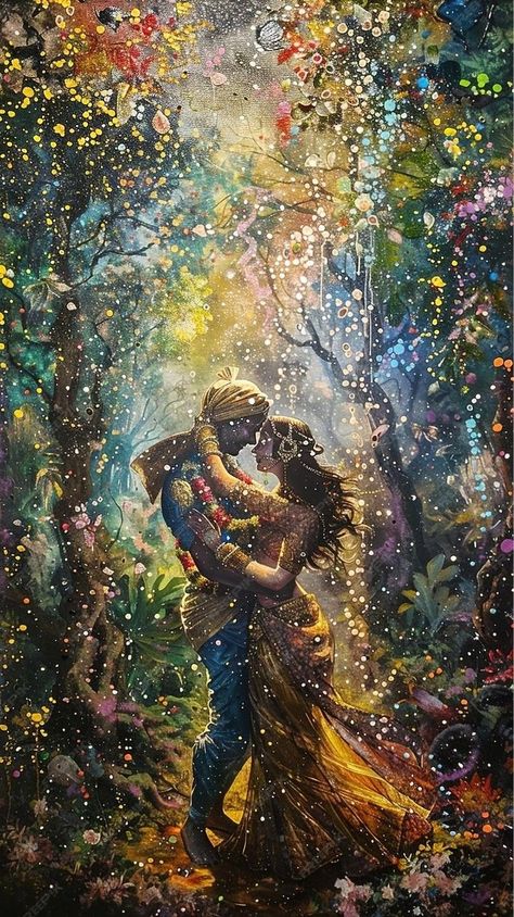 "Radha's every tear is a poem, every smile a hymn, and every moment with Krishna a divine song."