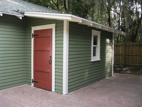 custom two car garage with a 6 x12 workshop attached designed to complement a, garage doors, garages, 6 x12 workshop with cypress beadboard door House Bump Out Addition, Bump Out Addition, Sas Entree, Garage Workbench, Bump Out, Garage Addition, Diy Wainscoting, Building A Porch, Garage Remodel