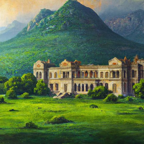 An Ottoman Palace nestled in the mountains Ottoman Palace, Rustic Remodel, Turkish Architecture, Palace Architecture, Topkapi Palace, Turkish Ottoman, The Ottoman Empire, Ottoman Styling, Digital Painting Tutorials