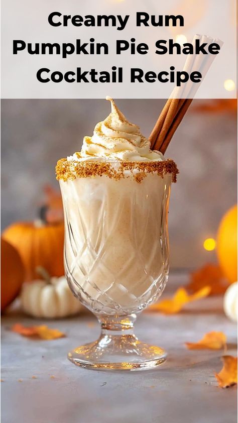 Looking for a delicious fall drink with a kick? Try out our Rum Pumpkin Pie Shake Cocktail! This tasty concoction blends the warmth of pumpkin pie spices with the smoothness of rum, making it the perfect treat for cozy nights in or festive gatherings. Indulge in the flavors of autumn with this delightful drink that will surely impress your guests. Cheers to sipping on this creamy and flavorful fall drinks alcohol! Vodka Cranberry Drinks Recipes, Pumpkin Cocktail Recipes, Fall Drinks Alcohol, Fall Ice Cream, Pumpkin Pie Shake, Cranberry Drinks, Party Food Bar, Pumpkin Drinks, Ice Cream Drinks