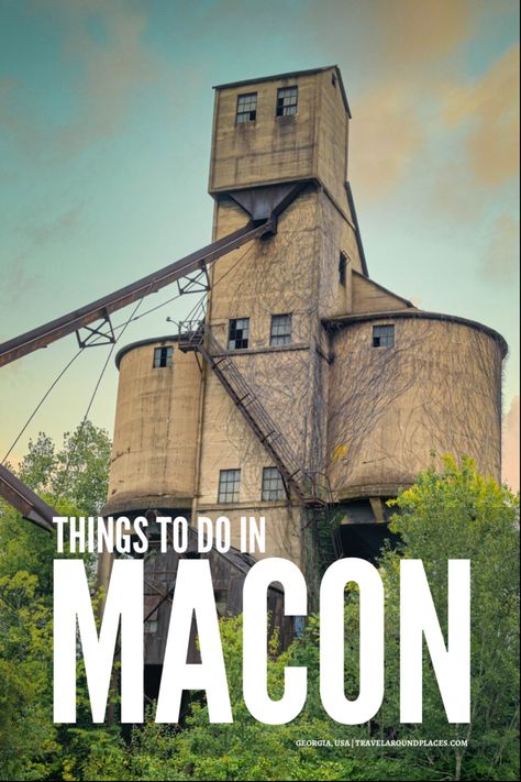 In search for the best things to do in Macon? This travel guide will show you the top attractions, best activities, places to visit & fun things to do in Macon. Start planning your itinerary now! #georgia #usatravel #ustraveldestinations #usaroadtrip Macon Georgia Things To Do In, Woodstock Georgia, Macon Georgia, Vacation Tops, Georgia Travel, River Park, Us Travel Destinations, Road Trip Usa, Water Park