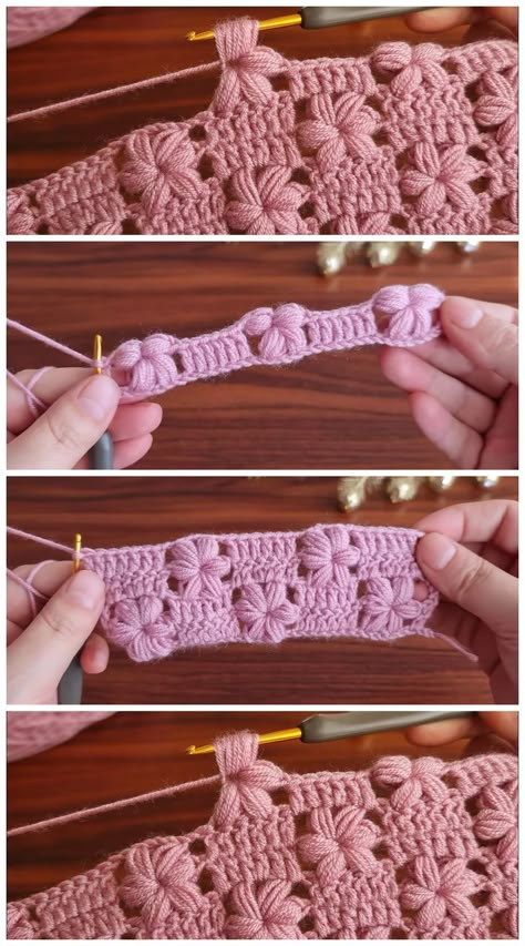 Crochet Blanket Jasmine Stitch Pattern - ilove-crochet Noodles Ideas, Crochet Blanket Stitch Pattern, Crochet Knit Blanket, Crochet Blanket Pattern Easy, Crochet Stitches For Blankets, Casting On, Crochet Edging Patterns, Easy Crochet Blanket, Crochet Blanket Designs