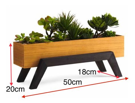 Planter Stand Ideas, Ideas Con Madera, Wooden Planter Stand, Plant Stand Ideas, Cook Home, Diy Wooden Planters, Home Cooking Recipes, Home Cooked Meals, Wood Pots