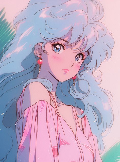 90s Anime Illustration, 90s Anime Art Style Tutorial, Fairy Utopia, 90s Shoujo Manga, 90s Anime Art Style, Shoujo Pfp, 90s Anime Art, 90s Anime Style, 90 Anime