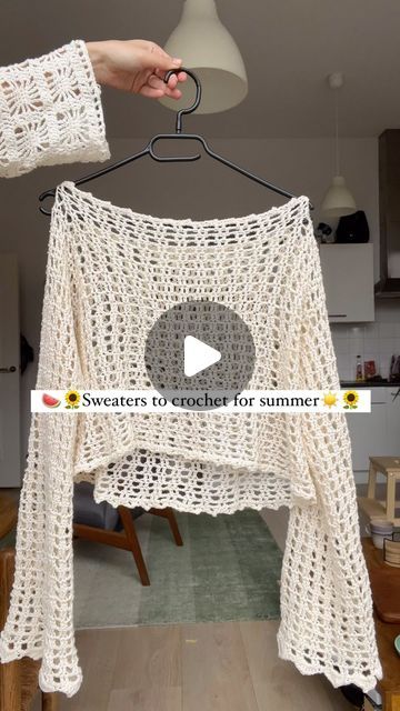 Julia on Instagram: "My favourite crochet piece to make 😅😅.   Patterns:  1: will release this Sunday 2: still writing it 3: basic mesh sweater, available on my Etsy and Kofi 4: honeycomb sweater, available on my Etsy and Kofi  #crochet #crochetinspiration #crochetersofinstagram #crochetaddict #crochetlove #crochetpattern" Mesh Crochet Sweaters, Mesh Crochet Sweater Pattern, Crochet Meah Sweater, Mesh Crochet Sweater, Crochet Mesh Sweater, Oversized Crochet Mesh Sweater, Crochet Cropped Sweater Mesh, Mesh Sweater, Crochet Fashion