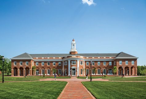 Elon University, School Building Design, Welcome Center, Campus Design, University Architecture, Cottage Floor Plans, Future Buildings, Georgian Architecture, School Campus