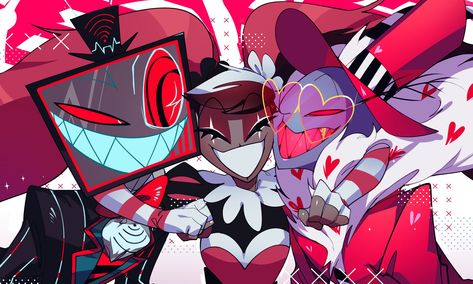 Cartoon Video Games, Alastor Hazbin Hotel, Vivziepop Hazbin Hotel, Hotel Art, 영감을 주는 캐릭터, Hazbin Hotel, Cartoon Characters, Cool Art, Art Inspiration