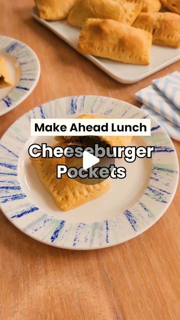 SavoryOnline on Instagram: "Looking for a kid-friendly meal everyone will enjoy this school year? 🎒📚 Try making these cheesy, savory cheeseburger pockets! 🍔 Perfect for a quick weeknight dinner or a packable lunch, these pockets are filled with ground beef, cheese, and all your favorite burger toppings, all wrapped in a golden, flaky dough. 😋 Get the recipe with the link in our bio." Cheeseburger Pockets, Packable Lunch, Kid Lunches, Burger Toppings, Make Ahead Lunches, Quick Weeknight Dinners, Football Food, Kid Friendly Meals, Weeknight Dinner