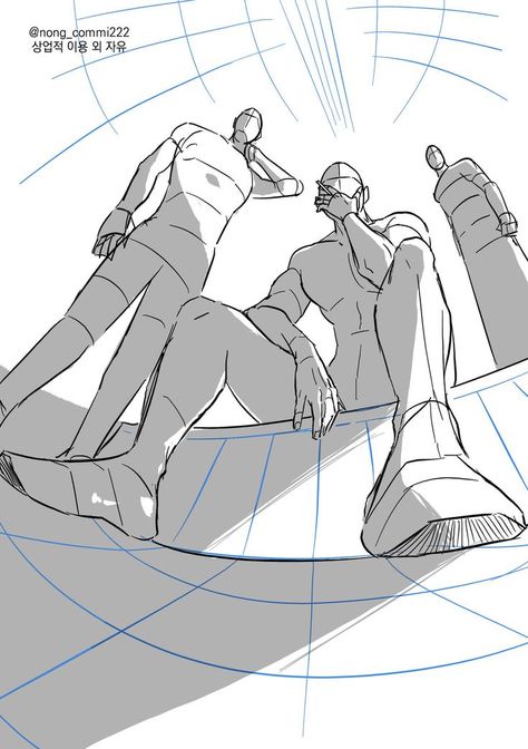 Down Top Perspective Reference, Perspective Pose Reference Drawing, Drawing Base Perspective, Person Perspective Reference, 5 Point Perspective Reference, Anatomy Perspective Pose Reference, Anime Perspective Art, Cool Sitting Pose Reference, How To Draw Perspective Human Figures