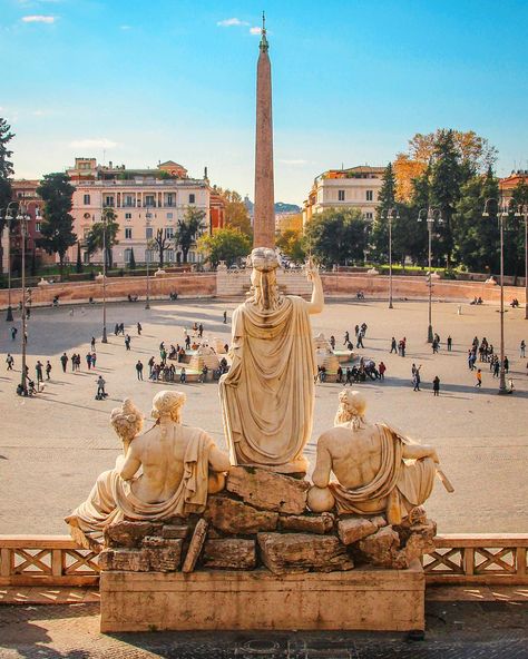 Piazza Del Popolo, Photo Credit, Statue Of Liberty, 10 Days, Travel Inspiration, Rome, Egypt, Most Beautiful, Statue