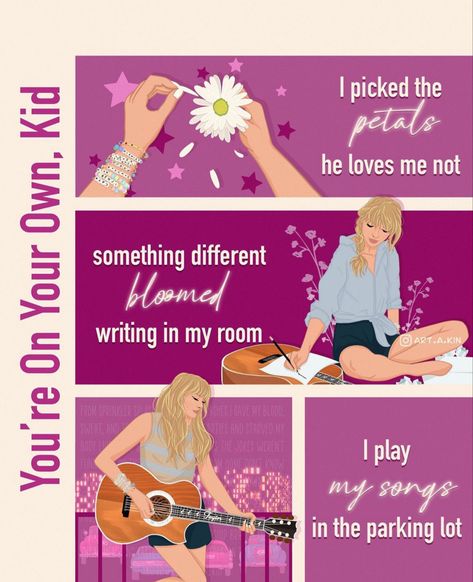 You're On Your Own Kid, Taylor Swift Book, Taylor Swift Drawing, Selena And Taylor, Taylor Lyrics, Taylor Swift Music, Taylor Swift Posters, Taylor Swift Funny, Taylor Swift Videos