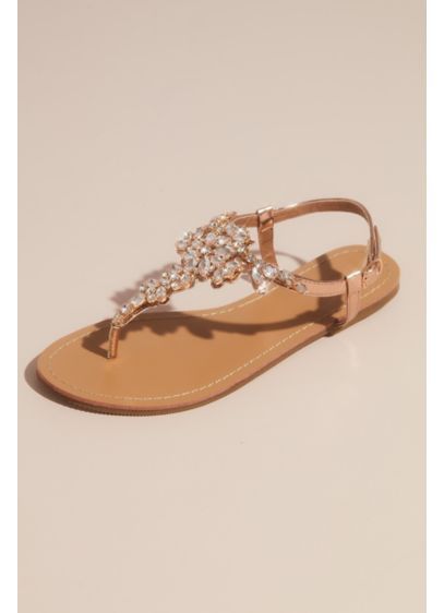 Jeweled T Strap Sandal GEMMA Wedding Sandals For Bride, Bridesmaids Heels, Bridal Jewels, Wedding Shoes Comfortable, Pretty Sandals, Wedding Shoes Flats, Sandal Style, Ankle Strap Sandals Heels, Bridal Sandals