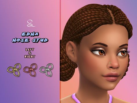 Sims 4 Nose Stud, Cc Nose Piercing, Sims 4 Cc Nose Piercing, Sims 4 Cc Nose, Cute Sims, Sims 4 Piercings, Nose Piercing Stud, Cat Earrings Studs, Pumpkin Earrings