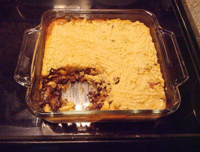 pinto bean casserole with cornbread topping | Bean and Cornbread Casserole Recipes Beans And Cornbread Casserole, Pinto Bean Casserole Cornbread, Cornbread Casserole Recipes, Casserole With Cornbread Topping, Cornbread And Beans, Casserole With Cornbread, Cornbread Topping, Mexican Cornbread Casserole, Black Bean Casserole