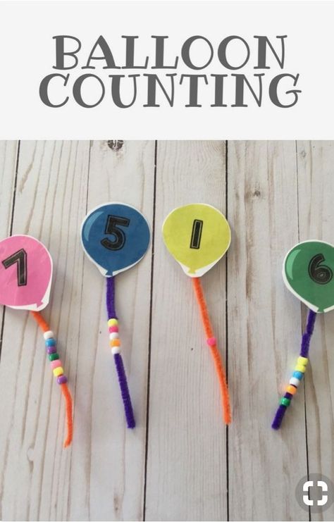 Practice fine motor skills and counting with this birthday party themed preschool math activity! Trendy Birthday Themes, Themes Preschool, Kindergarten Sensory, Letter B Activities, Writing Activities For Preschoolers, Preschool Birthday, Theme Preschool, Eyfs Activities, Preschool Fine Motor