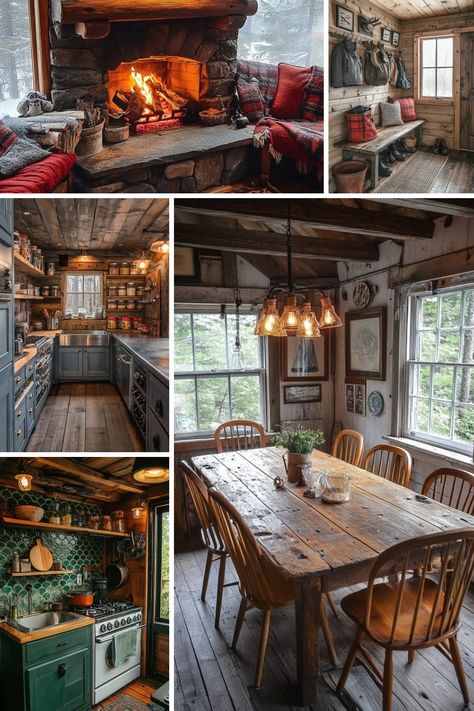 Transform your fishing cabin into the ultimate cozy retreat! From rustic wood accents to clever space-saving hacks, these small cabin interior ideas will inspire your next getaway. Small Cabin Interior Ideas, Cabin Interior Ideas, Small Cabin Interiors, Fishing Cabin, Space Saving Hacks, Cabin Interiors, Saving Hacks, Small Cabin, Wood Accents