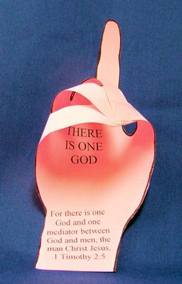 One True God Number 1 Craft, Sunday School Projects, Fishers Of Men, God Is Great, Children's Church Crafts, Finger Pointing, One God, Bible Story Crafts, One Finger