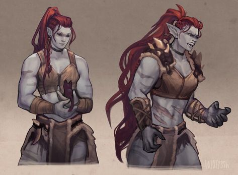 Goliath Barbarian, Barbarian Dnd, Female Orc, Pathfinder Character, Dungeons And Dragons Characters, Dnd Art, Dungeons And Dragons Homebrew, Character Creation, Dnd Characters