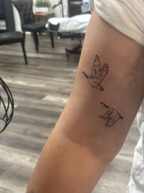 wild geese, inspired by Mary oliver's poem Wild Geese Tattoo, Geese Tattoo, Mary Oliver Poems, Bird & Wildlife Houses, Wild Geese, Mary Oliver, Tattoo Pattern, Nature Illustration, Future Tattoos