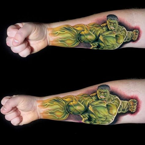 Marvel Tattoo Ideas, Hulk Tattoo, Marvel Tattoos, Pieces Tattoo, Cartoon Tattoos, Fairy Art, Hulk, Get Inspired, Tattoos For Women