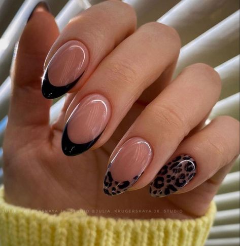 Cowboy Nails, Black And White Nail, Deco Nails, Cheetah Print Nails, Kutek Disney, Unghie Sfumate, Leopard Print Nails, Smink Inspiration, Makijaż Smokey Eye