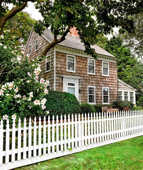 countryliving West Hartford Connecticut, Classic American Home, New England House, Sofa Styles, Cape Cod Cottage, Dark Grey Paint, Cape Cod Style House, Clapboard Siding, Cape Cod Style