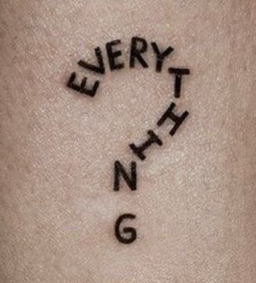 Question Tattoo Ideas, Everything Is Everything Tattoo, Question Everything Tattoo, Questioning Aesthetic, Question Tattoo, No Vanity Tattoo, Midnights Tattoo, Slim Tattoo, Question Aesthetic