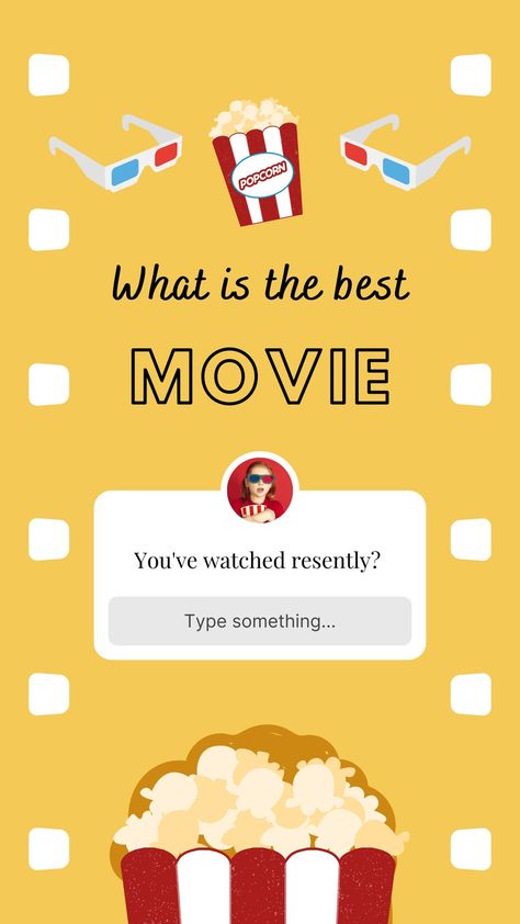 "What is the best movie?" Quiz Instagram Story Quiz For Instagram Stories, Instagram Quiz Template, Movie Suggestions Instagram Story, Story Questions Instagram, Quiz Instagram Story, Movie Instagram Story, About Me Template, Movie Journal, Instagram Story Questions