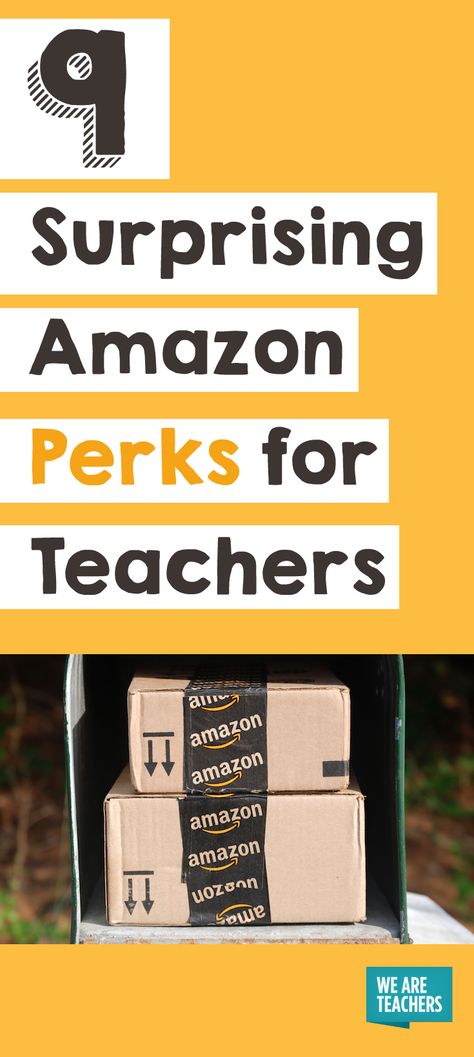 9 Amazon Perks and Prime Discounts Every Teacher Should Use We Are Teachers, Teacher Discounts, Teacher Tips, E Mc2, Classroom Technology, Teacher Organization, Beginning Of School, Teacher Tools, Teaching Strategies