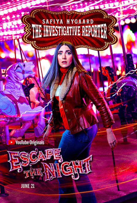 Escape The Night Season 3, Rosana Pansino, Safiya Nygaard, Space Australia, Colleen Ballinger, Escape The Night, Ricky Dillon, Joey Graceffa, Joe Sugg