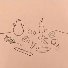 Life Line Drawing, Pottery Drawing, Rough Sketches, 달력 디자인, Minimal Drawings, Creation Art, Simple Illustration, Arte Inspo, Design Graphique