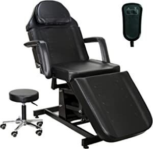 Esthetician Chair, Facial Esthetician, Tattoo Table, Facial Bed, Black Tray, Massage Bed, Massage Tables, Facial Tattoos, Massage Table