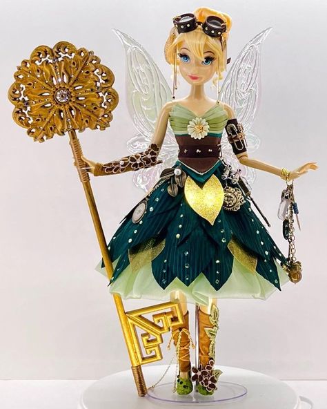 Tinkerbell Doll, Disney Doll, Doll Plushies, Disney Collector, Disney Fairy, Disney Princess Drawings, Princess Inspired, Disney Fairies, Fabric Doll