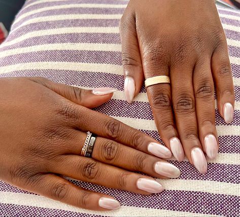 Chrome Nails On Black Women, Chrome Pink Nails, Chrime Nails, Nails On Black Women, Chrome Pink, Dark Nails, Nails Black, Bridal Nails, Nail Games